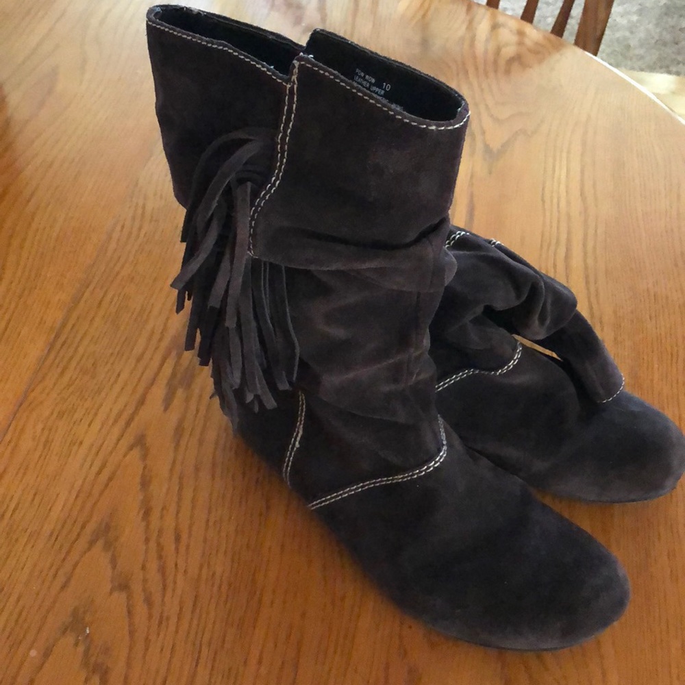 Suede boots - Picture 2 of 7